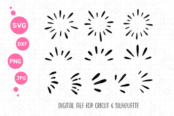 Download Doodle Line SVG | Sunburst Hand Draw Png - Line Collection