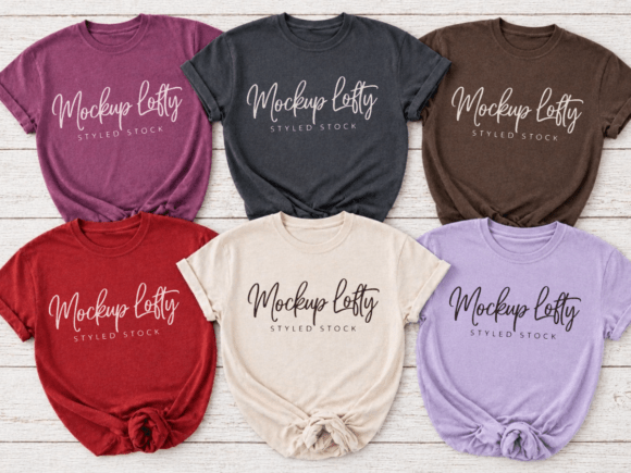 Download Comfort Colors 1717 Group Shirt Mockup - Premium Resources