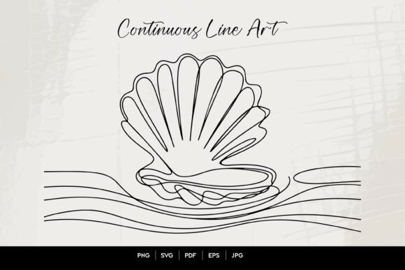 Download Seashell Line Art - Line Collection