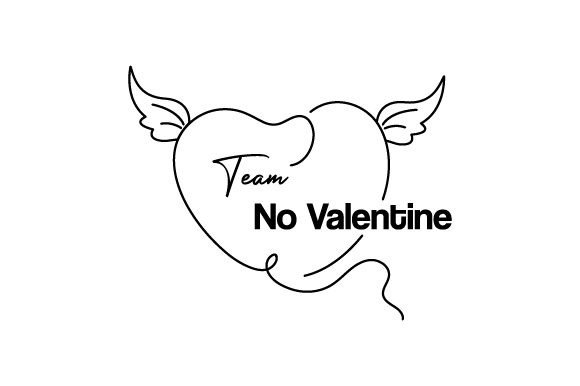 Download Team No Valentine Line Art - Line Collection