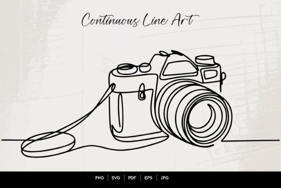 Download Continuous Line DSLR Camera - Line Collection