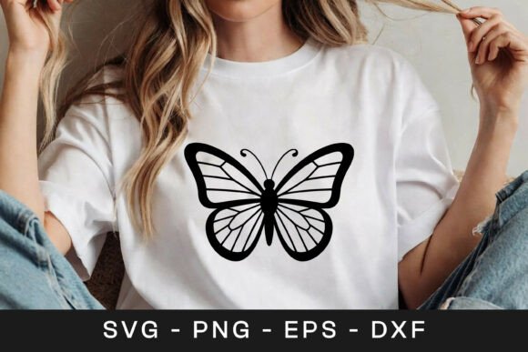 Download Artistic Butterfly Linework Design SVG - Line Collection
