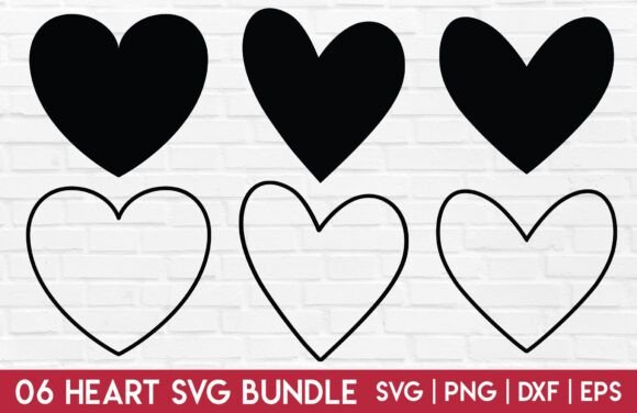 Download Heart SVG Bundle - Heart Outline SVG PNG - Line Collection