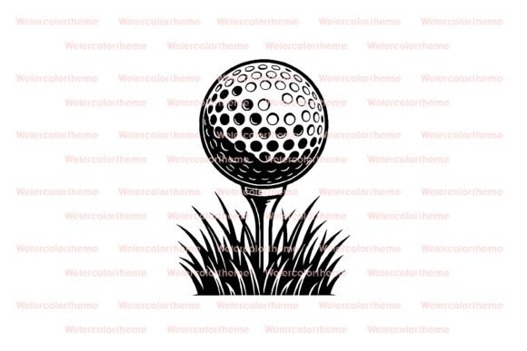 Download Golf Ball SVG, Sports Line Art Cut File - Line Collection