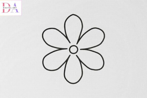 Download Minimal Daisy Outline - Line Collection