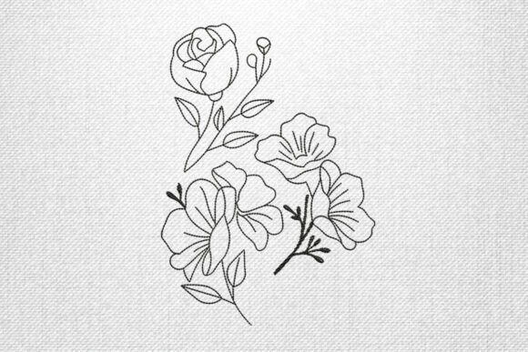 Download Minimal Line Flower - Line Collection