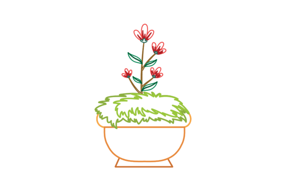 Download Colorful Line Flowers - Line Collection