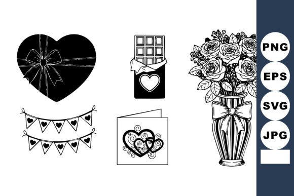 Download Valentine Line Art Icon Set - Line Collection