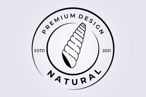 Download Seashell Logo Line Art Premium Shell - Line Collection