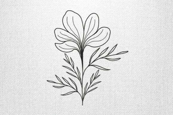 Download Minimal Floral Outline - Line Collection