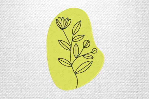 Download Minimal Yellow Line Flower - Line Collection
