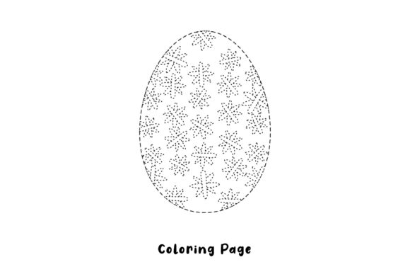 Download Easter Egg Foliages Coloring Page Art - Foliages Collection