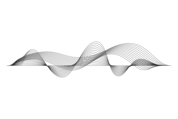 Download Audio Wave. Black Line Amplitude Smooth - Line Collection