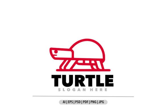 Download Turtle Red Line Art - Line Collection