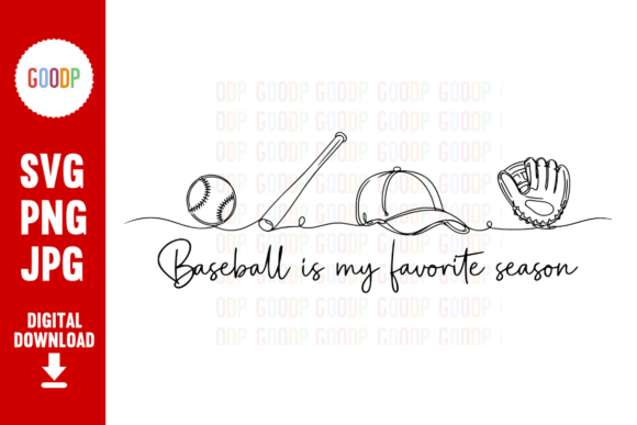 Download Baseball Favorite Season One Line SVG - Line Collection