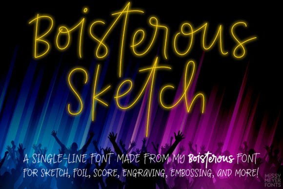 Download Boisterous Sketch (single Line) - Line Collection