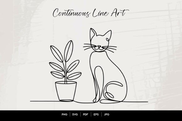 Download Cat Line Art - Line Collection
